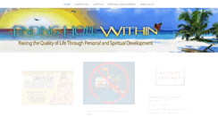 Desktop Screenshot of findinghopewithin.com
